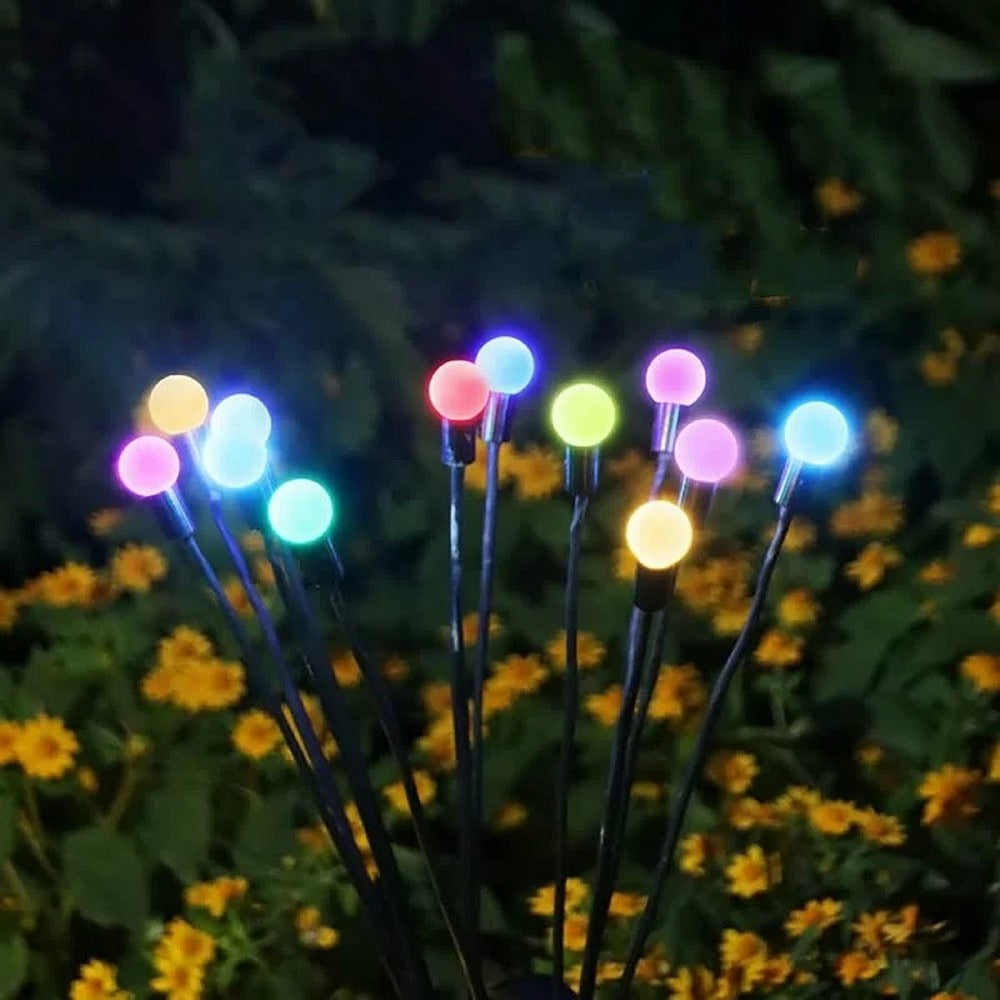 Garden Lights – New Upgraded Solar Powered Firefly Lights- Multi Light