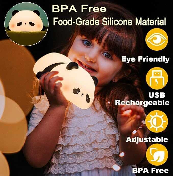 Cute Panda Night Light